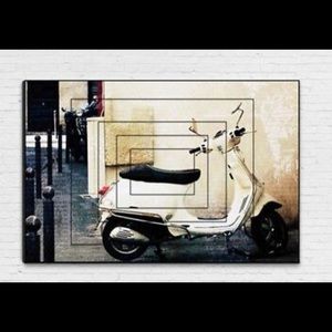 Paris Vespa Modern Art